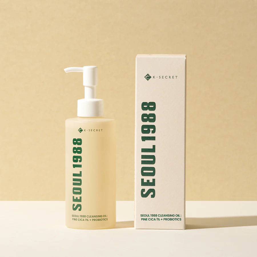 K-SECRET SEOUL 1988 Cleansing Oil: Pine Cica 1% + Probiotics