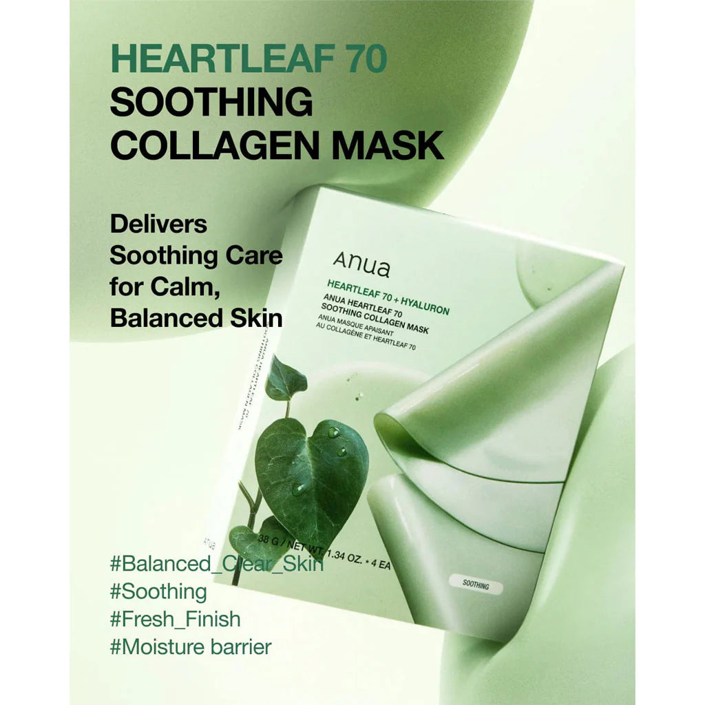 ANUA Heartleaf 70 Soothing Collagen Mask