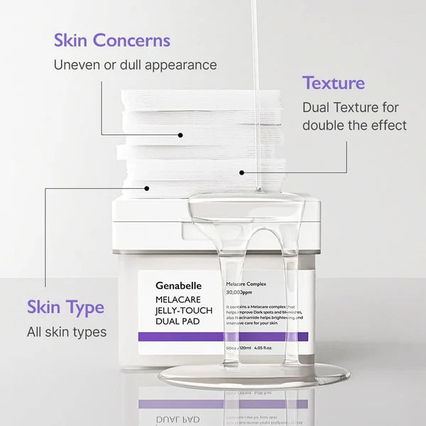 GENABELLE Melacare Jelly Touch Dual Pad