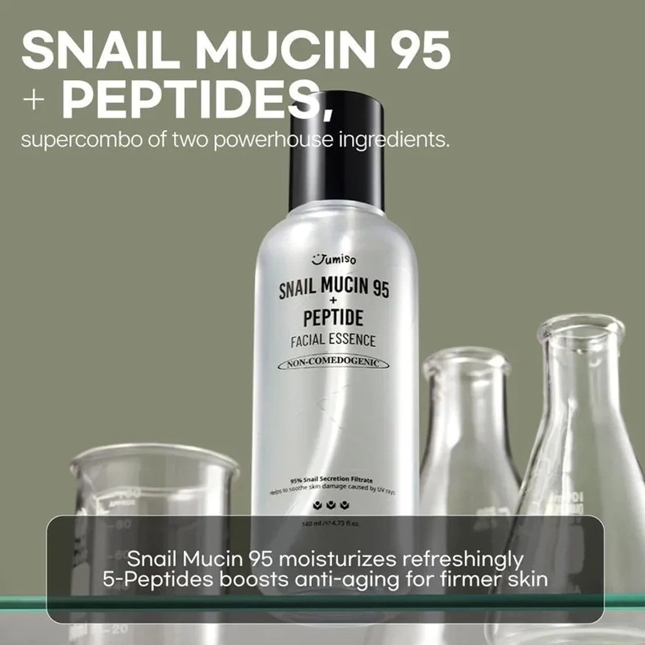 JUMISO Snail Mucin 95 + Peptide Facial Essence