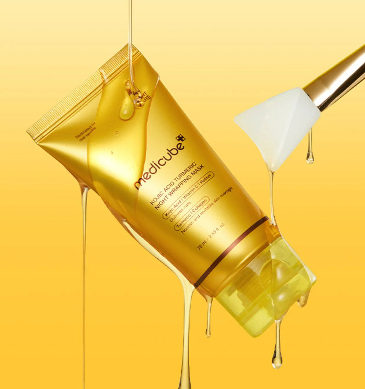 MEDICUBE Kojic Acid Turmeric Night Wrapping Mask
