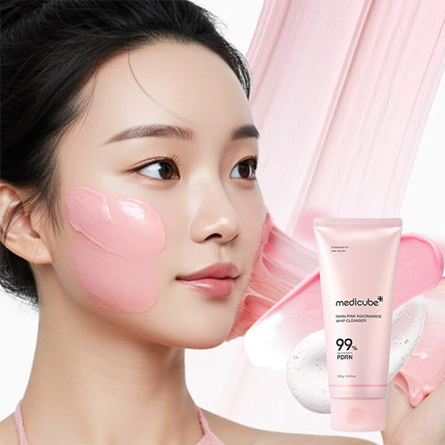 MEDICUBE PDRN Pink Niacinamide Whip Cleanser