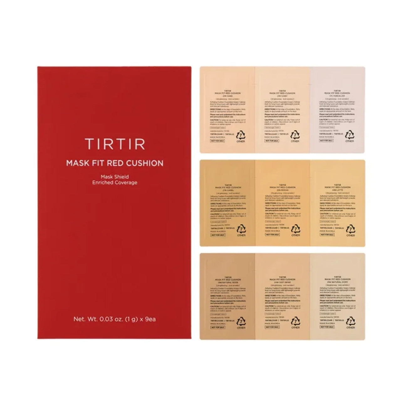 TIRTIR Mask Fit Red Cushion Foundation Trial Kit
