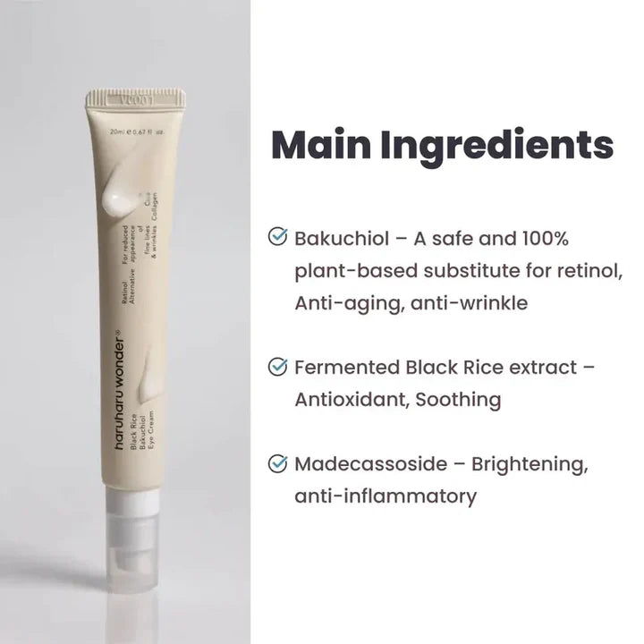HARUHARU WONDER Black Rice Bakuchiol Eye Cream