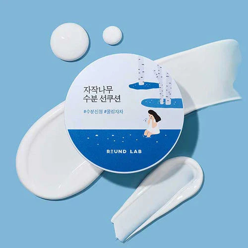ROUND LAB Birch Juice Moisturizing Sun Cushion