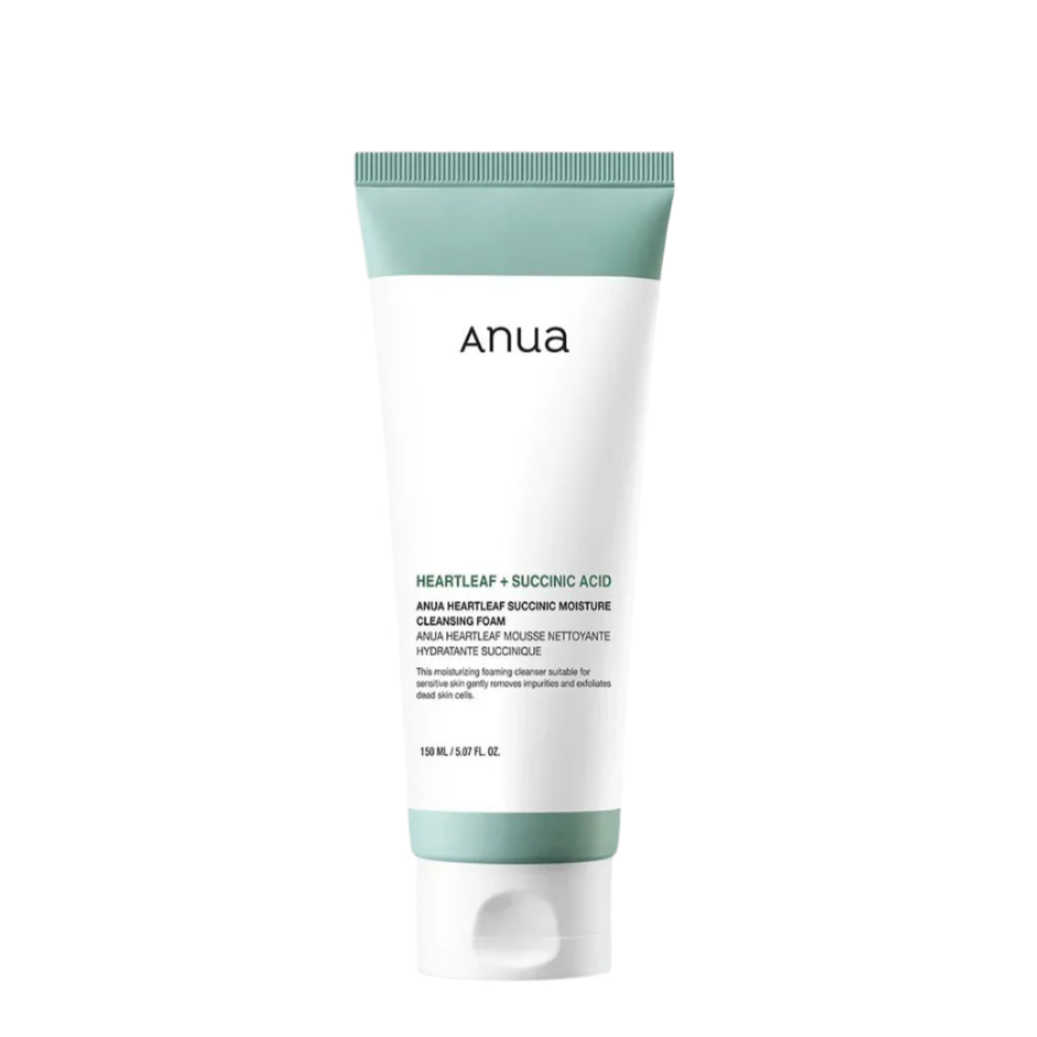 ANUA Heartleaf Succinic Moisture Cleansing Foam