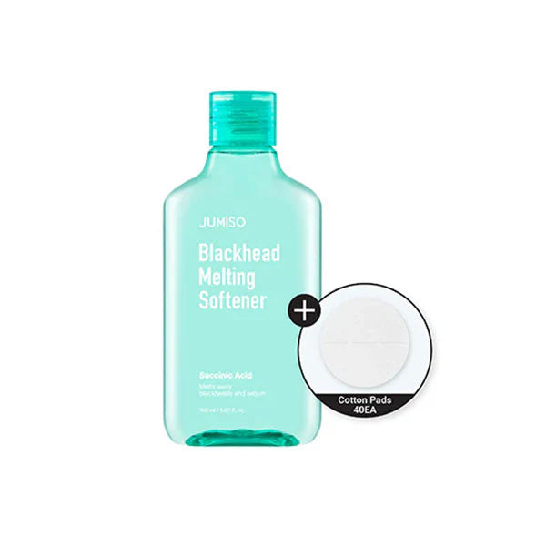 JUMISO Blackhead Melting Softener & Cotton Pad Set