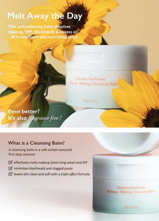 HARUHARU WONDER Centella Sunflower Makeup-Melting Cleansing Balm