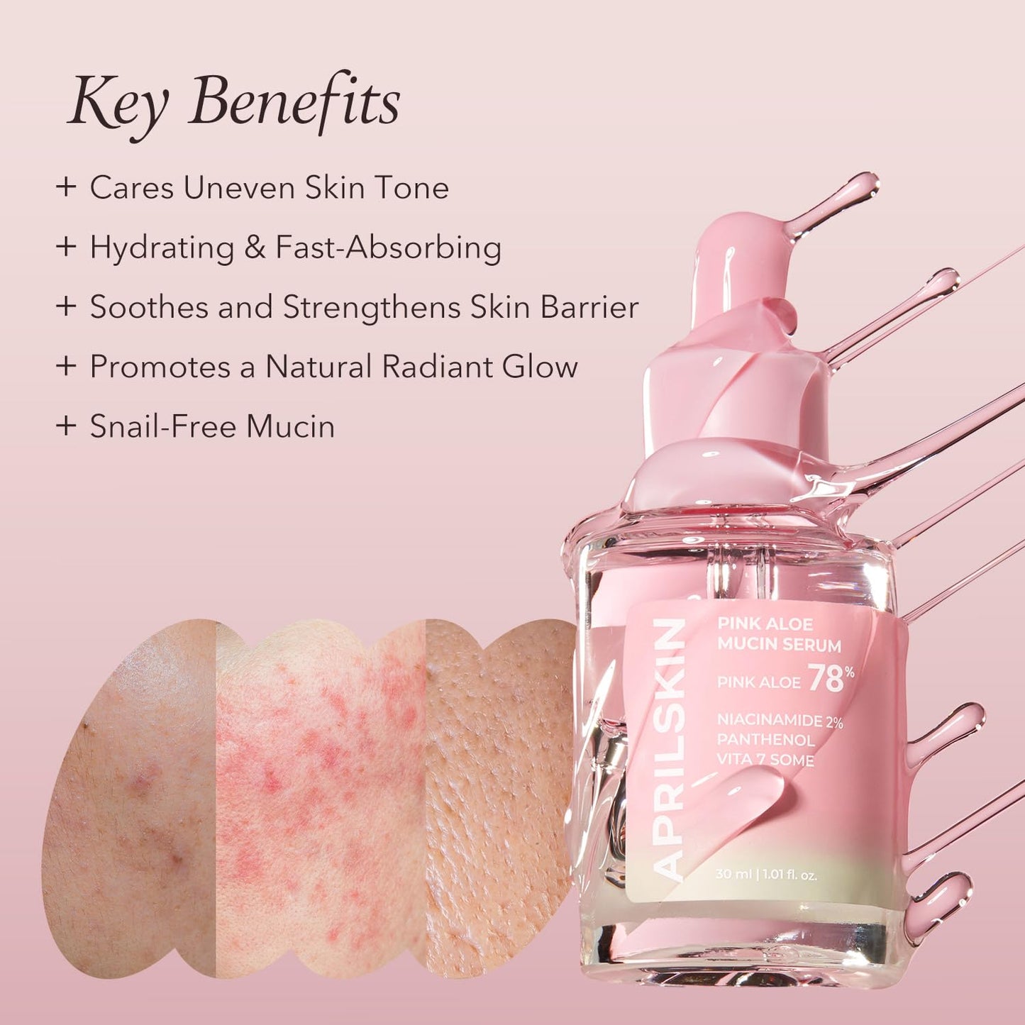 APRIL SKIN Pink Aloe Mucin Serum