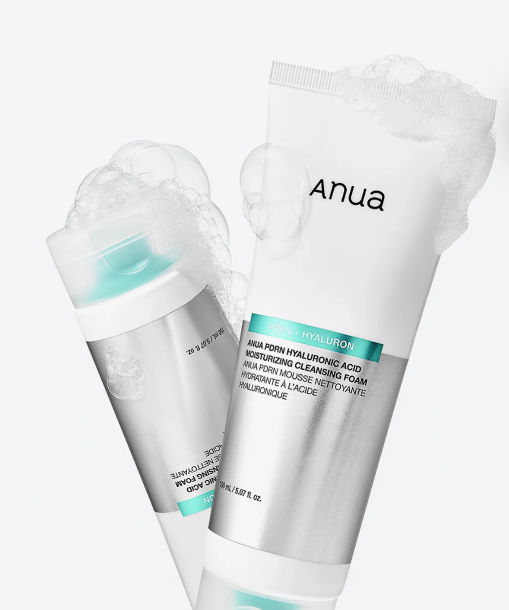 ANUA PDRN Hyaluronic Acid Moisturizing Cleansing Foam