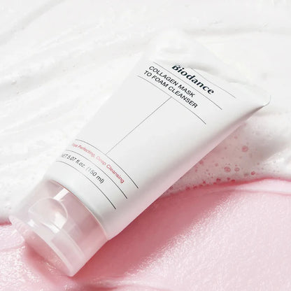 BIODANCE Collagen Mask to Foam Cleanser