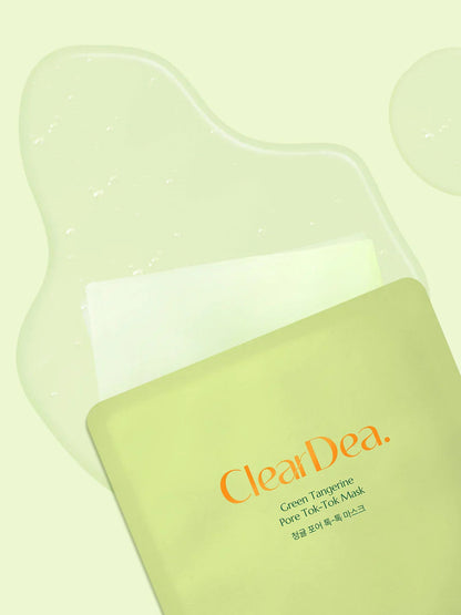 CLEARDEA Green Tangerine Pore Tok-Tok Mask