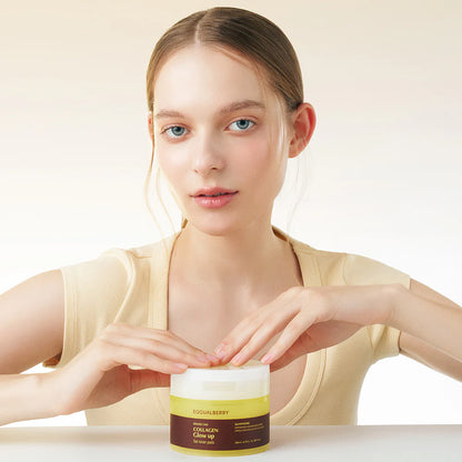 EQQUALBERRY Collagen Glow Up Gel Toner Pad