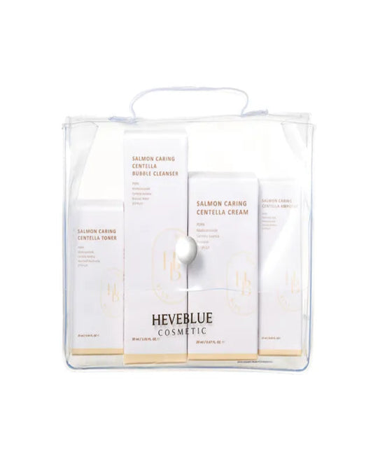 HEVE BLUE Salmon Calming Centella Special Travel Kit Bag