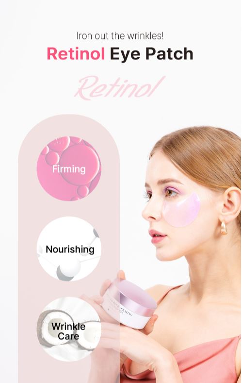 K-SECRET Advanced Regenerating Eye Gel Patches (Retinol)
