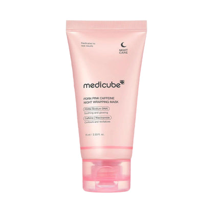 MEDICUBE PDRN Pink Caffeine Night Wrapping Mask