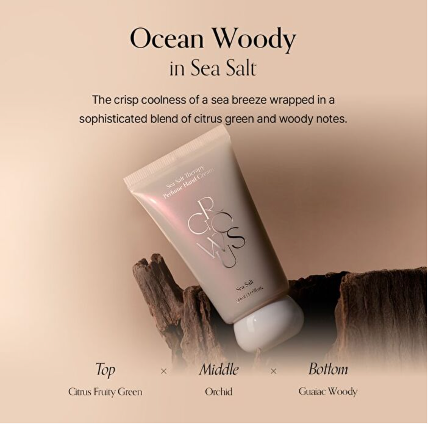 GROWUS Damage Therapy Perfume Hand Cream Sea Salt