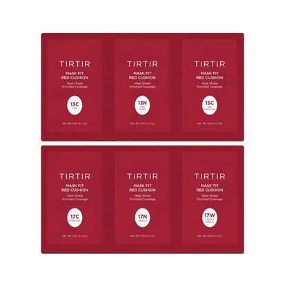 TIRTIR Mask Fit Red Cushion 6 Shade Trial Kit (5 options)